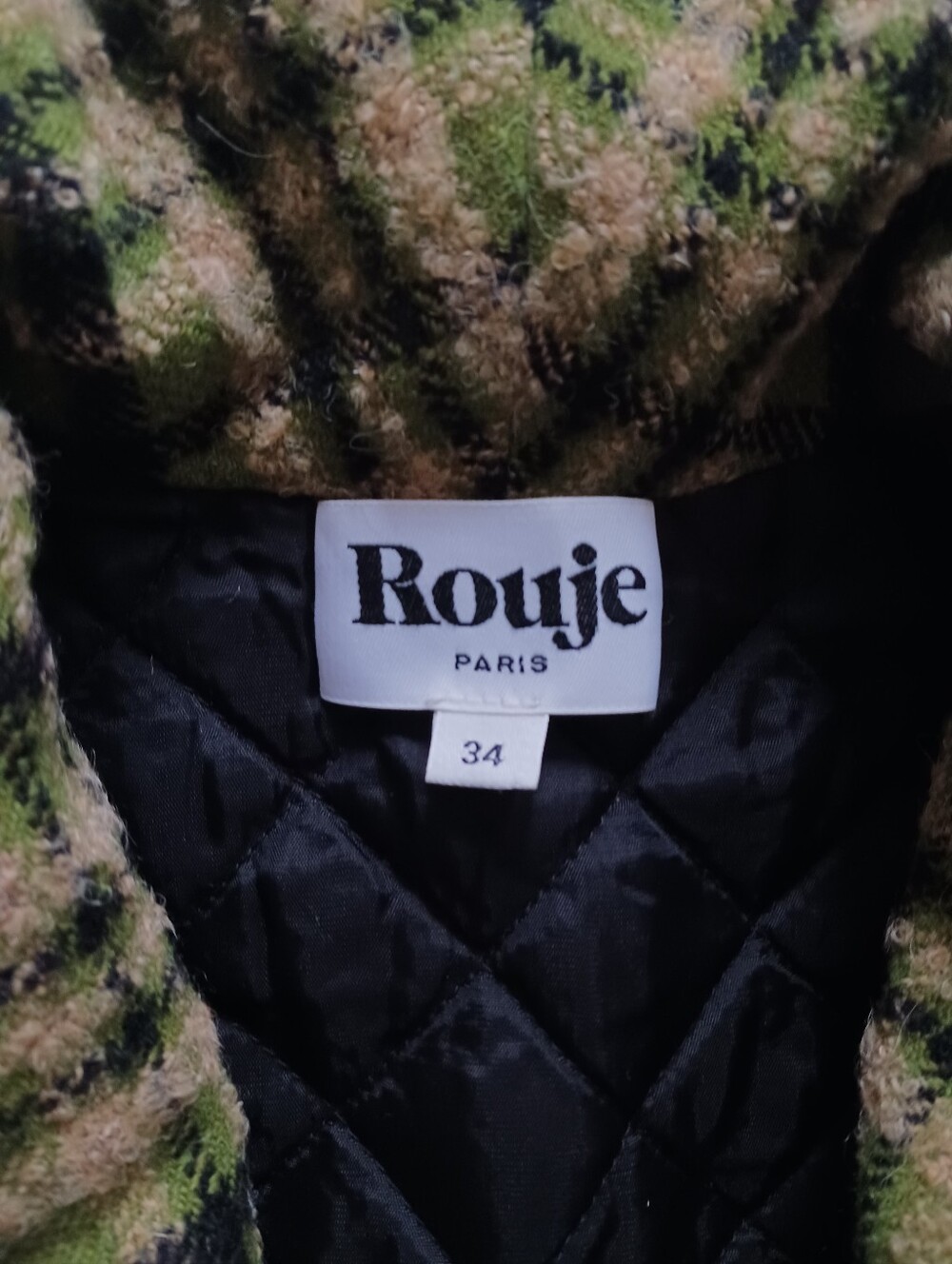 NWOT Rouje Wool/ Alpaca Blended Jacket Size 34 , US Size XS - Picture 6 of 15